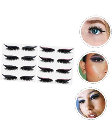 minkissy 28 Pairs False Eyelash Stickers Self Adhesive Eyeliner Strip Eyeliner Strip Stickers Handmade False Lashes Stick on Liner and Lashes Fake Lashes Miss Plastic Beauty Products Flash - Buy Online on GoSupps.com