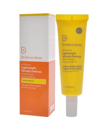 Dr. Dennis Gross Lightweight Wrinkle Defense SPF 30 Sunscreen 1.7 oz - Unisex - Buy Online on GoSupps.com