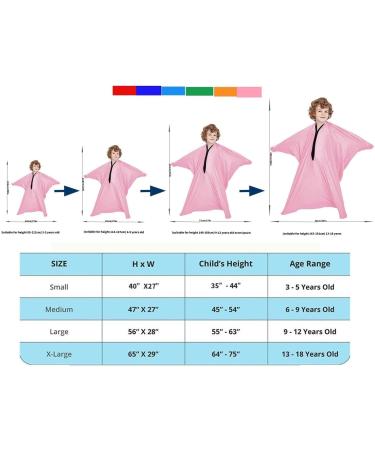 Sensory Body Sock for Kids - XL Orange - Relieve Stress for Children with Autism, Anxiety, ADHD - Stretchy Body Sox - Buy Online on GoSupps.com