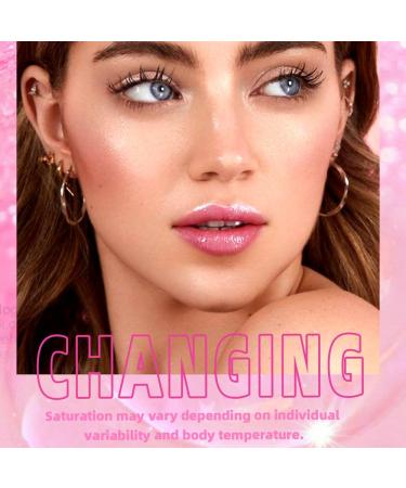 Color Changing Lip Oil - Hydrating Glitter Gloss Long Lasting Shimmery Finish Non-Sticky Formula - 1 PC - Buy Online on GoSupps.com