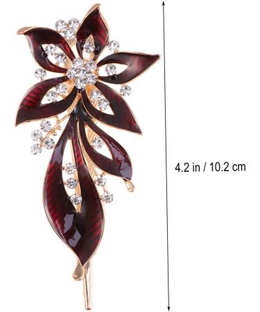 minkissy Banana Hair Clips Fancy Hair Accessories for Women Clips for Hair Womens Hair Clips Duckbill Hair Clips Hairpin Red Spring Clip Alligator Clip Crocodile Skin Alloy France Miss - Buy Online on GoSupps.com