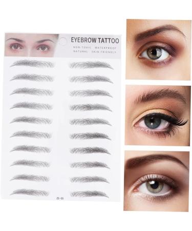 MAGICLULU 4 Pcs 3d Eyebrow Stickers Eyebrows Wash Wipes Turbans for Women The Lazy 6 Proof ze005x2pcs Blackx2pcs - Buy Online on GoSupps.com