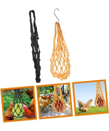 Parliky 2pcs String Hooks Chicken Poultry Feeder Net Hanging Feeder for Hens Tool Belt Hook up Fruit - Buy Online on GoSupps.com