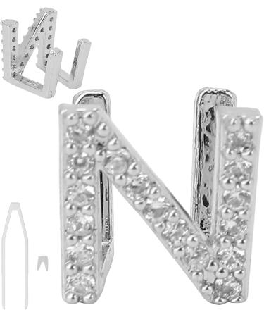 Verdant Touch Hip Hop Tooth Decoration - Silver Capital-Shaped Teeth Brace for Halloween & Accessories - Buy Online on GoSupps.com