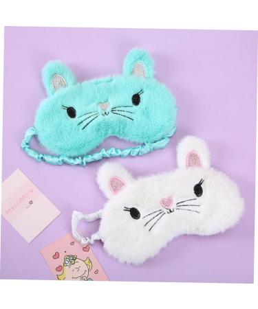 GLEAVI Travel Eye Mask Eye Mask For Travel Eyeshadow Sleep Eye Cover Eye Patch Mask Fluffy Comfortable Breathable The Cat Face Mask Eyeshadow - Buy Online on GoSupps.com