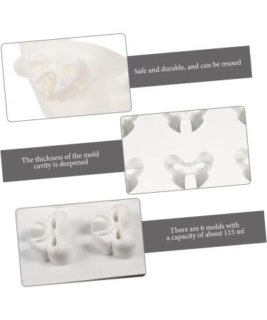 Ciieeo 3pcs Butterfly Fondant Silicone Popsicle Silicone Candy Molds Mini Bow Mold Pastry Molds Supple Cookie Mold Ice Cream Moulds Silicone Cakesicle Molds Chocolate Silica Gel Candle 29X17CMx3pcs White2x3pcs - Buy Online on GoSupps.com