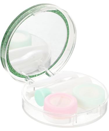 Shop Per Compris Lens Holder | Stylish Contact Lens Container with Mirror | Glitter Powder Glass Case | Ideal for International Shipping - Buy Online on GoSupps.com