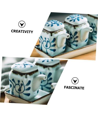 Milisten Ceramic Soy Sauce Pot Oil Bottle Oil Dispensers Oil Container Kitchen Oil Pour Bottle Household Soy Sauce Dispenser Olive Oil Household Oil Container Ceramics Vintage Vinegar - Buy Online on GoSupps.com