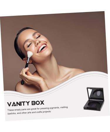 FOMIYES 16 pcs Makeup Accessories eyeshadow palette plastic Empty Eyeshadow Organizer 5x5cmx4pcs Blackx4pcs - Buy Online on GoSupps.com