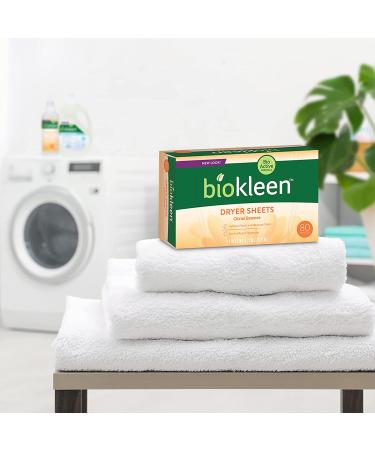Biokleen Citrus Essence Dryer Sheets - 160 Eco-Friendly Fabric Softener Sheets - Buy Online on GoSupps.com