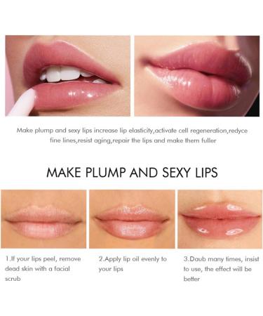  Eastuy Set of 5 lip enhancers for day and night use plumping oil to hydrate and reduce fine lines improve mattifying effect (day and night) - Buy Online on GoSupps.com