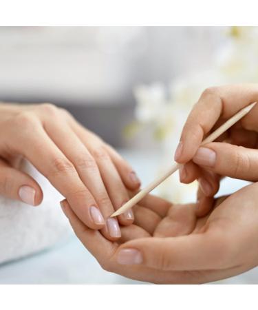 50pcs Wooden Cuticle Pushers Double Heads | Nail Cuticle Stick for Manicure/Pedicure | Pusher Remover Tool (4.5 Inches) - Buy Online on GoSupps.com