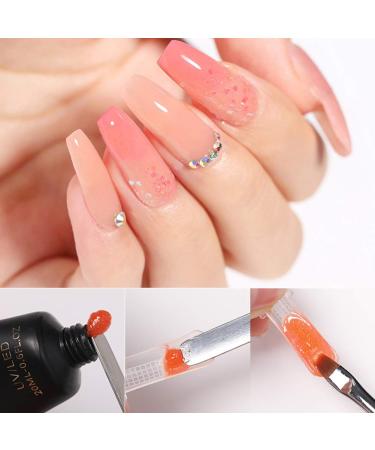 500 Pieces Artificial Nail Tips - Complete Cover French Form Nails in 10 Sizes for Women | Transparent Fake Nails for Salons & DIY - Buy Online on GoSupps.com