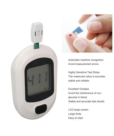 Blood Glucose Monitor Kit | 50 Test Strips & Lancets | High Accuracy Diabetes Testing - Buy Online on GoSupps.com