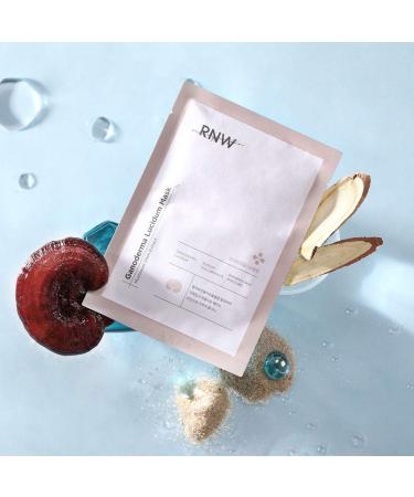 RNW Ganoderma Lucidum Face Mask (10 Sheets) - Korean K-Beauty Moisturizer & Elasticity Booster | International Shipping Available - Buy Online on GoSupps.com