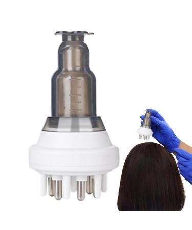 Hair Oil Applicator | Portable Stainless Steel Roller Head Fluid Brush for Essential Oils & Scalp Massager - Leryveo White - Buy Online on GoSupps.com