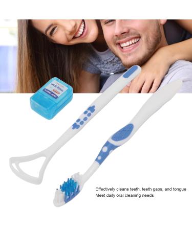 Wound Cleaning Set - Anggrek Mouth Cleaner | Effective Tongue Scraper & Toothbrush Set for Adults - Flexible PP Material - Buy Online on GoSupps.com
