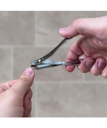 Stainless Steel Side Nail Clipper for Fingernails and Toenails - Buy Online on GoSupps.com