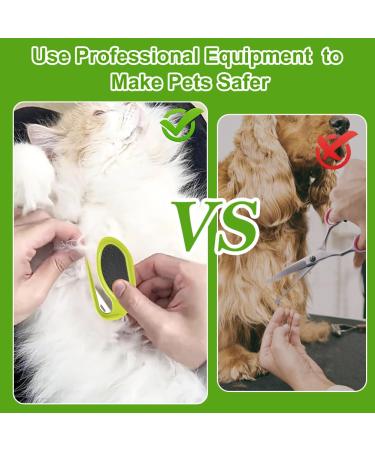 4-Piece Pet Knotting Comb Set - Hair Removal Tool for Cats & Dogs | Long-Haired Pet Care - Buy Online on GoSupps.com