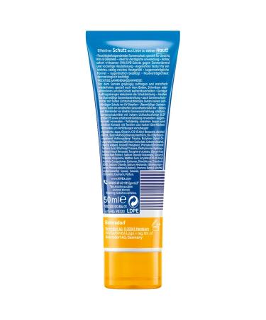 Nivea Sun Protection & Care Face Cream SPF 30 - 50ml | Immediate Sun Protection & 24h Moisture for Face Neck & Cleavage - Buy Online on GoSupps.com