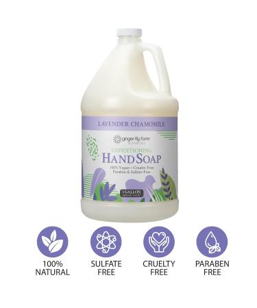 Ginger Lily Farms Botanicals All-Purpose Conditioning Liquid Hand Soap Refill 100% Vegan & Cruelty-Free Lavender Chamomile Scent 1 Gallon (128 fl oz) - Buy Online on GoSupps.com