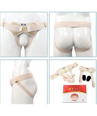 Samnuerly Adjustable Inguinal Hernia Belt - Groin Support for Adults & Elderly | Hernia Surgery Treatment - Buy Online on GoSupps.com