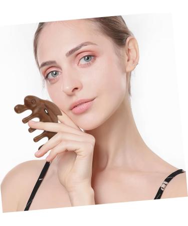 Hoement Wooden Massage Comb - Practical Body Acupuncture & Thai Massager Tool for Relaxation - Buy Online on GoSupps.com