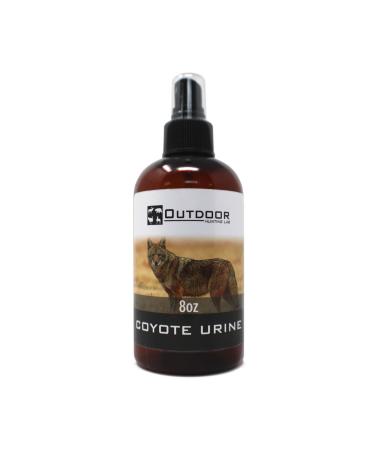 Outdoor Hunting Lab Coyote Urine Animal Spray - Keeps Away Squirrels, Skunk, Rabbit, Mouse & More - Protect Your Home, Lawn & Garden - Territorial Deception Scent Coyote Bait for Hunting (8 oz)
