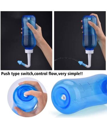 Sinus Rinse Bottle - Pressure Nasal Irrigation for Adults & Kids | International Shipping Available - Buy Online on GoSupps.com