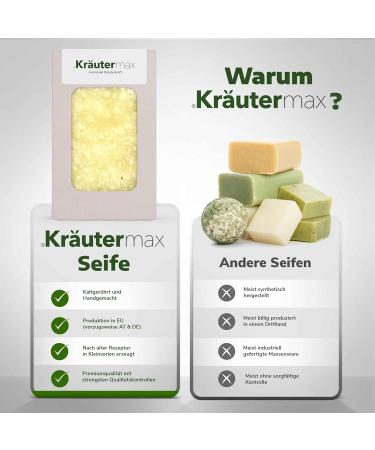  Kr utermax. Natural cosmetic sea salt soap - Natural soap for the skin - 3 x 100g - Buy Online on GoSupps.com