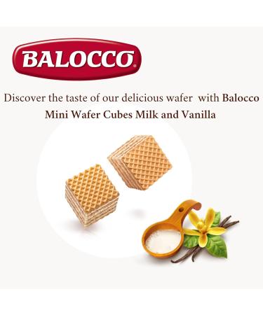 BALOCCO - Mini Wafer Cubes Milk and Vanilla (250G x 2) - Product of Italy Milk Vanilla - Buy Online on GoSupps.com