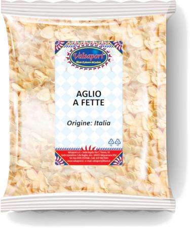 HOME LINE 100% Natural Raw Sliced Garlic - 250g Envelope | Flaked Dried Garlic for Perfect Sauces Soups and Gourmet Dishes