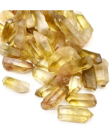 Natural Crystal Rough Wholesale Natural Rough Stone Yellow Crystal Points Raw Citrine Strip for Decorate (Color : 200g) - Buy Online on GoSupps.com