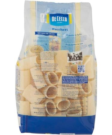 DE CECCO PACCHERI N 125 GR 500 X 10 - Buy Online on GoSupps.com