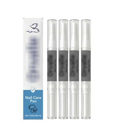 Stylo de Soin des Ongles Adoucisseur de Cuticules S rum de R paration Hydratant B ton de Renforcement des Ongles pour Mains et Pieds Secs et Craquel s 4 Pi ces de 3ML (12ML (3ML*4)) 1 ml (Lot de 1)