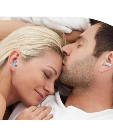Silicone Ear Plugs for Sleeping - 20 Pairs Reusable Noise Cancelling Earplugs in 6 Colors for Concerts Snoring Travel & Noisy Environments - Buy Online on GoSupps.com