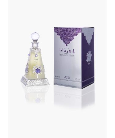 RASASI Arba Wardat Concentrate Perfume Oil for Women 1.0 Ounce Arba Wardat Oil