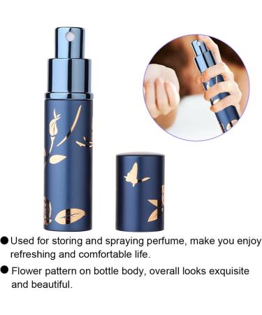 Verdant Touch Perfume Spray Bottle Portable Perfume Bottle Aluminum Atomizer Spray 10ml (Blue) - Buy Online on GoSupps.com