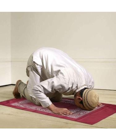 Portable Muslim Prayer Rug with Compass - Travel Prayer Mat for Outdoor Use | Islamic Prayer Pad and Blanket | Penguin Bathroom Decor - Buy Online on GoSupps.com