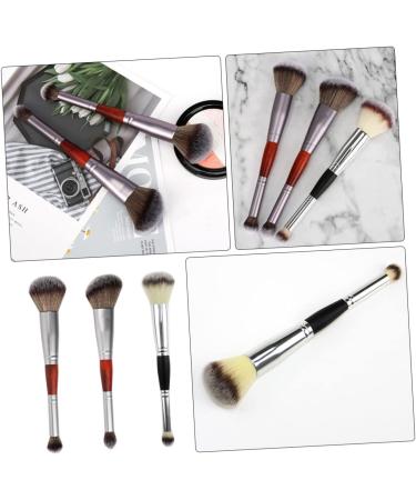 DOITOOL Woman Cosmetic Brush 3pcs Double-ended Makeup Brush Eyeshadow Stick Double Head Brush Foundation Eyeshadow Applicator - Buy Online on GoSupps.com