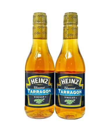 WYKED YUMMY Gourmet Vinegar Bundle - Heinz Tarragon Vinegar (2x 12 FL OZ) + Bonus Wyked Yummy 4-in-1 Measuring Spoon - Buy Online on GoSupps.com