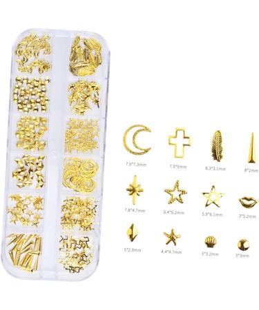 Abaodam 3 Boxes Rose Gold Decorations Manicure Tools Manicure Decoration Nail 3d - Buy Online on GoSupps.com