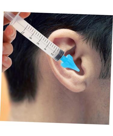 Ear Irrigation Syringe and Cleaner Set - 8 Pcs Ear Wax Removal Tools | Assorted Colors | Plastic Ear Cleaner Tips - Buy Online on GoSupps.com