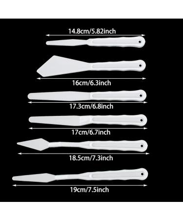 KELIFANG Plastic Palette Knives Set 30pcs - Thin & Flexible Art Tools for Mixing & Painting - Ideal for Oil, Acrylic & Watercolor - Buy Online on GoSupps.com