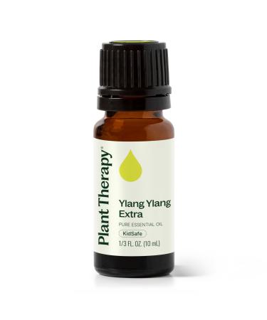 Plant Therapy Ylang Ylang Extra Essential Oil 10 mL (1/3 oz) 100% Pure Undiluted for Calming Aromatherapy Romantic Gift Ylang Ylang Extra 0.33 Fl Oz (Pack of 1)