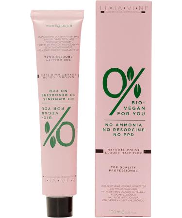 Sevenhair SLU Lejavini 0 Bio Vegan For You 100 ml color 574 natural hair color without ammonia without ammonia 574 light brown chocolate brown 100 ml Paquete de 1 - Buy Online on GoSupps.com