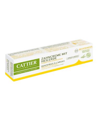 Cattier Toothpaste with Healing Clay Lemon 1 pack (1 x 75 ml)