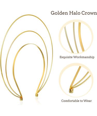 FRCOLOR Halo Crown Headpiece | Boho Wedding Tiara & Halloween Costume Accessories - Buy Online on GoSupps.com