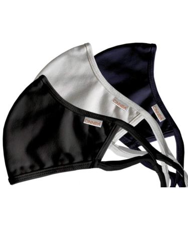 CINNEA COTTON Adjustable Mouth & Nose Mask Community Mask Makeshift Mask Makeshift Mouth Guard (Mix of 3)