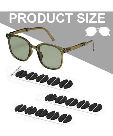 KXUSW Self-Adhesive Nose Pads for Glasses - 24 Pairs Soft Foam Anti-Slip Thin 1.5mm Black - Buy Online on GoSupps.com
